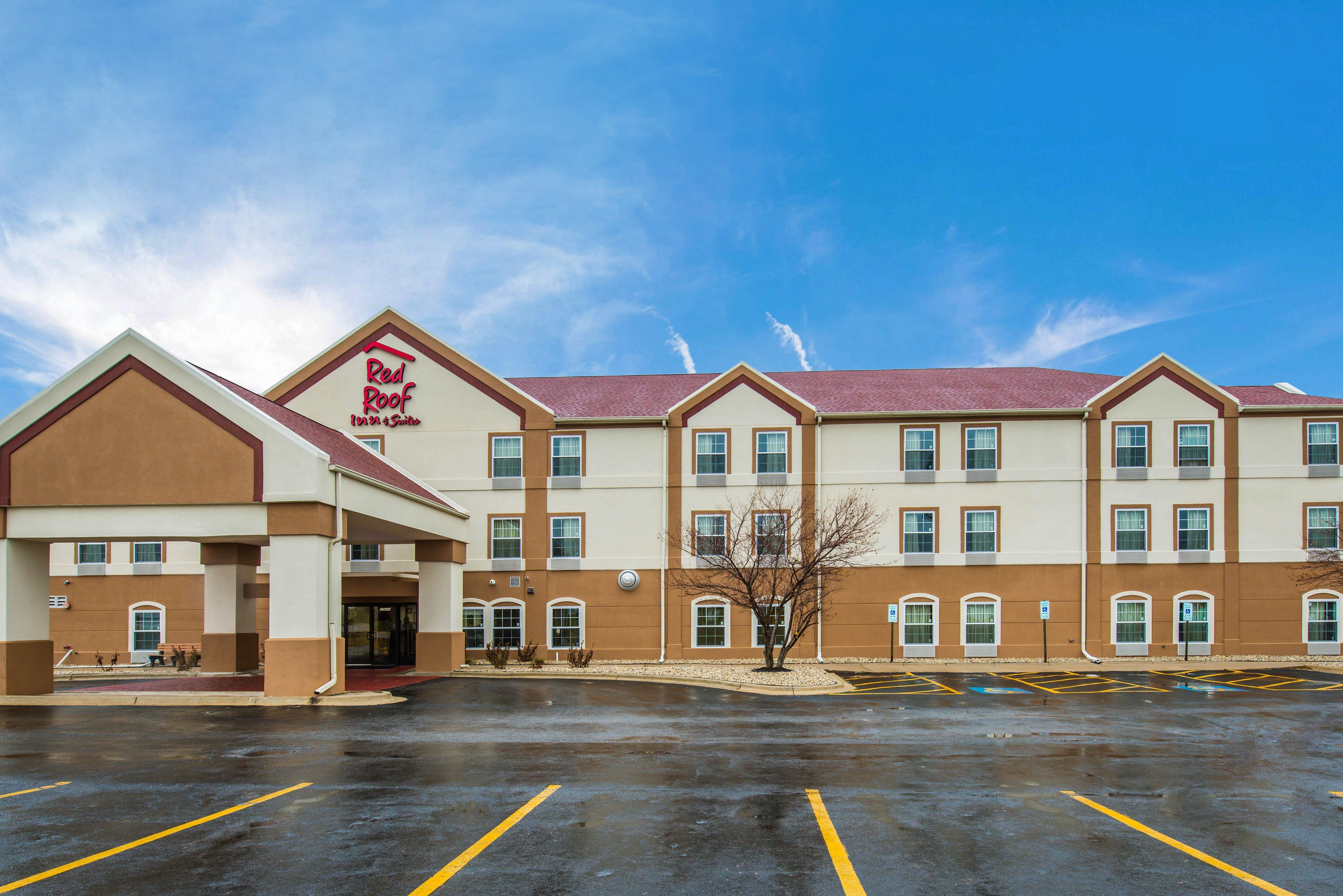 Red Roof Inn & Suites Monee Exterior foto